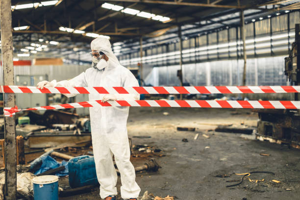 Professional Odor Removal technician working in Big Bear City, CA